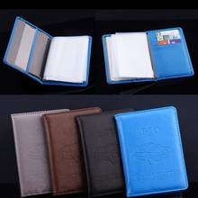 1pcs Russian Auto Driver License Bag PU Leather on Cover for Car Driving Documents Card Holder Purse Wallet Case 5 Colors 2024 - buy cheap