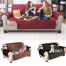 Capa de sofá reversível, capa protetora para cães, à prova d'água, esticável, assento, cadeira, um/dois/três lugares 2024 - compre barato