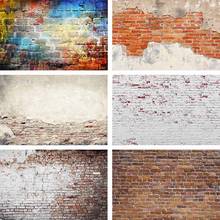 Mehofond Photography Background Old Shabby Brick Wall  Texture Pattern Party Portrait Decor Photographic Backdrop Photo Studio 2024 - buy cheap