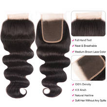 UNICE HAIR-Cabello Humano Remy de encaje 5x5 HD, cabello brasileño de 100% con cierre de onda, encaje suizo, 1 pieza de 10 "-20", 120% de densidad 2024 - compra barato