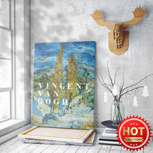 Póster del Museo de exposición Gogh, impresiones de Vincent Poplar Trees St Remy, decoración del hogar de Vincent Van Gogh, imagen de pared de aceite de arte Vintage 2024 - compra barato