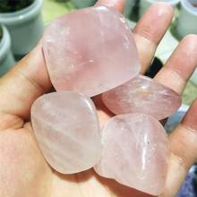 100G Natural pink crystal tumbling stone crystal healing specimen gem grain mineral home desktop aquarium decoration 2024 - buy cheap