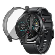 Galvanizado tpu capa de relógio, capa protetora de tela para honor magic 2 46mm, acessórios para smartwatch 2024 - compre barato