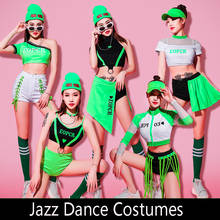 Cheerleading Costume Female College Student Group Jazz Dance Costumes Sexy Outfits For Woman DS DJ Costume Rave Outfit DQS3429 2024 - compre barato