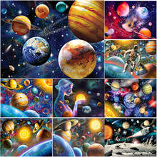 New 5D DIY Diamond Painting Planet Diamond Embroidery Scenery Cross Stitch Full Square Round Drill Craft Home Decor Art Gift 2024 - buy cheap