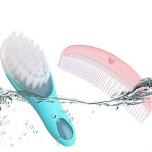 2Pcs/Set High-quality Plastic Convenient And Easy To Use For Baby Daily Hair Care Suit Baby Soft Comb Brush 2024 - buy cheap