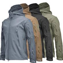 Soft Tactical Waterproof Jacket Mens Winter Fleece Warm Military Jackets Windproof Waterproof Windbreaker Hooded Jacket Coat 2024 - buy cheap