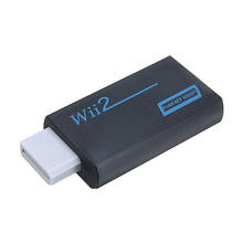 Adaptador convertidor Full HD para Nintendo Wii a HDMI, compatible con 1080p, duradero, conector de salida de Audio y vídeo de 3,5mm, novedad 2024 - compra barato