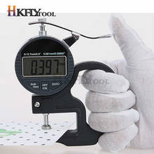 Instrumentos de medición de ancho 0-12,7mm 0,01mm/0.001mm, medidor de espesor tipo prensa, micrómetro Digital LCD, indicador de calibre grueso 2024 - compra barato