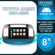 Joying-Radio con GPS para coche, reproductor con Android 10, 8 pulgadas, Carplay, 4G, SIM, SPDIF, DSP, 5G, wifi, Subwoofer, DAB, para Toyota Camry 5, 2001, 2002, 2003, 2004, 2005 2024 - compra barato