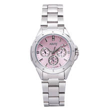 Nary-Reloj de pulsera analógico de cuarzo para mujer, accesorio de marca superior, relojes rosas, de acero inoxidable, informal 2024 - compra barato