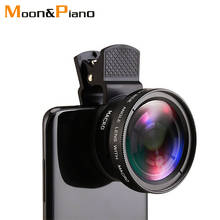 2 Functions Mobile Phone Lens 0.45X Wide Angle Len and Macro Telephoto lens Universal Clip for Android Mobile Phone 2024 - buy cheap