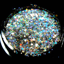 0.2mm Holographic Glitter Dust Powder Nails Art Laser Glitters Powder Nail Glitters Decoration 2024 - buy cheap