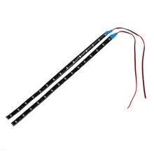 2pcs 30CM 15SMD Car Strip Under Light Neon Footwell Flexible Waterproof - Blue 2024 - buy cheap