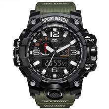2021 Men Military Watch 30m Waterproof Wristwatch LED Quartz Clock Sport Watch Male Relogios Masculino G Sport Shock Watch Men 2024 - buy cheap