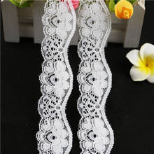 35mm 5yard Lace Ribbon Lace Trim   Wedding Decoration Handcrafted Embroidered Sewing  DIY Material Tablecloth decorative lace 2024 - buy cheap