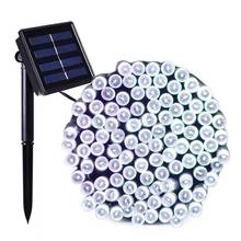 Lámpara Solar LED para exteriores, guirnaldas de hadas para vacaciones, guirnaldas de la fiesta de Navidad, luces impermeables de jardín, decoración del hogar, 200 2024 - compra barato