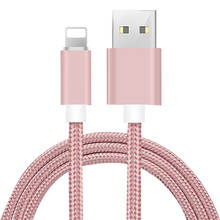 1m 1.5m 2m 3m Braided USB Data Charger Cable for iPhone 6 6S 7 8 Plus X XR XS 11 12 Pro Max SE 2020 Fast Charging USB Cable Cord 2024 - купить недорого