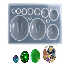 Molde de resina epoxi UV para fabricación de joyas, accesorio colgante hecho a mano, DIY, artesanía, silicona, 1 ud. 2024 - compra barato