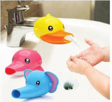 Kid Faucet Extender Sink cute Animals design Baby Tubs Kids Hand Washing Bathroom Sink Handle Extension Toddler 2024 - buy cheap