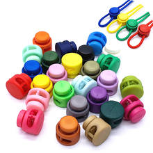 10pcs 6mm Round Plastic Nylon Stopper Cord Lock Hat Cord End Spring Elasticity Adjustment Buckles DIY Sportswear rope Button 2024 - buy cheap