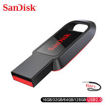 SanDisk cruzer spar USB 2.0 pen drive CZ61 16Gb 32Gb  64Gb 128Gb Pendrive 2.0 Flash Drive memory stick with both Mac and PC 2022 - buy cheap