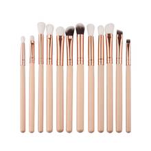 12Pcs Makeup Brushes Set Foundation Powder Eyeshadow Eyeliner Lip Cosmetic Tool 2024 - buy cheap