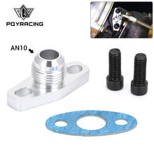 PQY-Turbo, retorno/drenaje de aceite, adaptador de pestaña AN10 para TURBO GT28 GT30 GT35 T25 PQY-OFG34 2024 - compra barato