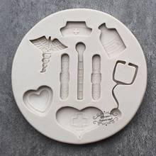 Molde de silicone para fondant, ferramentas de decoração de bolo, forma de pasta de goma de chocolate 2024 - compre barato