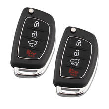 2 fundas de repuesto para mando a distancia de coche, para Hyundai I10, I20, I30, I35, I40 Genesis 2024 - compra barato