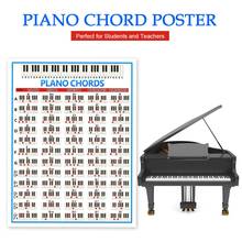 Тренировочная наклейка на фортепиано Tablature, 88 клавиш, схема пианино для начинающих, большой плакат на фортепиано для студентов 2024 - купить недорого