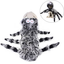 Funny Black Spider Dog Halloween Dress Up Clothes Christmas Pet Cat Simulation Cosplay Costume Fancy Party Outfit Accessories 2024 - buy cheap