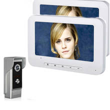 Yobang Security 7 inch Wired Video Door Phone Visual Video Intercom Speakerphone Intercom System With Outdoor IR Camera 2024 - buy cheap