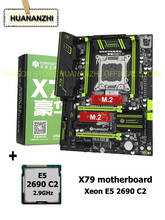 Игровая материнская плата HUANANZHI X79 с процессором Dual M.2 слоты, хороший процессор Intel Xeon E5 2690 2,9 ГГц, купить компьютер 2024 - купить недорого