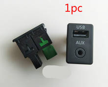 Interruptor auxiliar/USB, 1 unidad, Magotan para Volkswagen, Tiguan, nuevo Passat, Touran, RCD510, RNS315, interfaz usb 2024 - compra barato