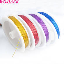 WOJIAER 0.45mm Wire Cord Thread For Bracelet or Necklace Jewelry Making accessories 10PCS/Lot 45m PBH301 2024 - buy cheap