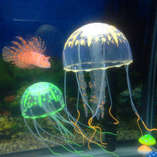 Colorful Artificial Jellyfish Glowing Effect Fish Tank Aquarium Decor Mini Submarine Ornament Decoration Aquatic Pet Supplies 2024 - buy cheap
