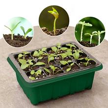 12 Hole Plastic Nursery Pots Planting Seed Tray Kit Cells Seed Tray Grow Box Seedling Starter Germination Kit Garden Grow Box 2024 - buy cheap