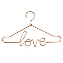 10 Pcs /Lot Rose gold love for barbie hangers Dolls Hangers Dress Clothes Holder Cute Accessories for Barbie Doll house Toys 2024 - buy cheap