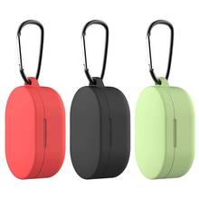 Capa de silicone para fone de ouvido, sem fio, bluetooth, compatível com xiaomi mi airdots 2024 - compre barato