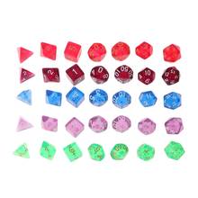 7pcs/set Polyhedral Multi Sided Dice D4-D20 RPG Poly Game High Quality and Brand New 2024 - buy cheap