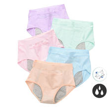 Dropshipping 5Pcs/set Leak Proof Menstrual Period Panties Women Underwear Physiological Pants Cotton Ladies Seamless Briefs XXL 2024 - buy cheap