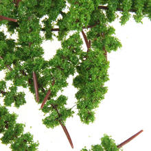 100 Pieces Model Tree Landscape Bonsai Green Scenery Layout Tree, 1/400-1:500 2024 - buy cheap