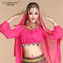 Bellydance Tops Costume Indian Clothing Bollywood Costumes Belly Dance Women Lady Egyptian Adult Belly Dancing Girl Clothes Top 2024 - buy cheap