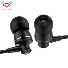 MUSTTRUE Metal Earphone Super Bass In-ear Headset with Microphone Earbuds for mobile phone Sport PC DJ Gaming fone de ouvido 2024 - buy cheap