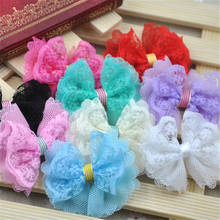 20PCS Mesh Ribbon Bow Flowers Appliques Craft Doll Decor Lots B287 2024 - buy cheap