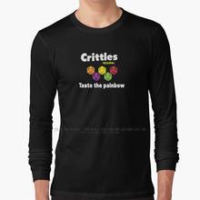 Crittles-Camiseta de manga larga, Camisa de algodón puro 100%, tamaño grande, Dnd Critical, Crits, Geek, Nerd, Gamer, sobremesa y dados 2024 - compra barato