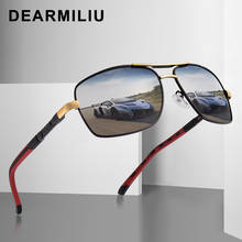 DEARMILIU-gafas de sol polarizadas de aluminio para hombre, lentes clásicas de marca, con revestimiento, para conducir 2024 - compra barato