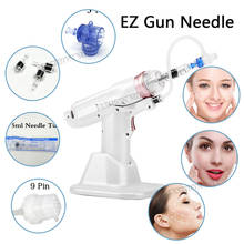 Korea EZ mesotherapy Negative Pressure Meso Injection Gun Meso Hyaluronic Skin Rejuvenation Meso Gun Injector 4mm 5 Pins needle 2024 - buy cheap