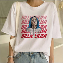 Linna camiseta feminina curta, camiseta estampada fashion harajuku, camiseta feminina de rua, casual coreana, hip-hop 2024 - compre barato